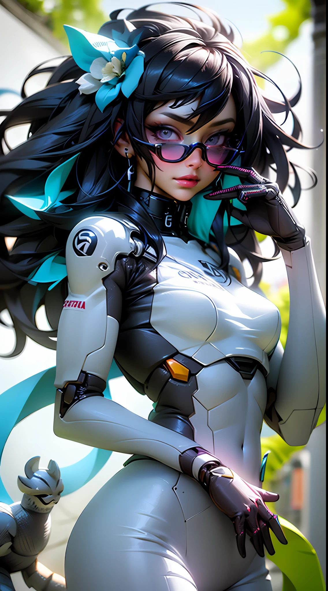 motor irreal:1.4, fotorrealista:1.4, textura de la piel:1.4, obra maestra:1.4,Un primer plano de una hermosa mujer con un traje blanco sosteniendo una espada, por Senior Character Artist, Obra maestra de CGsociety, blanco biomechanicaldetails, Cyborg de porcelana, Ganador del concurso Zbrush Central, white biomechanical details, Asesina, Impresionante arte de personajes, Figura de PVC, Ganador del concurso Zbrush, Tendencias en CGsociety, Asesina con cabeza de serpiente, Caballero Luna femenino,ciudad Tokio fuego,