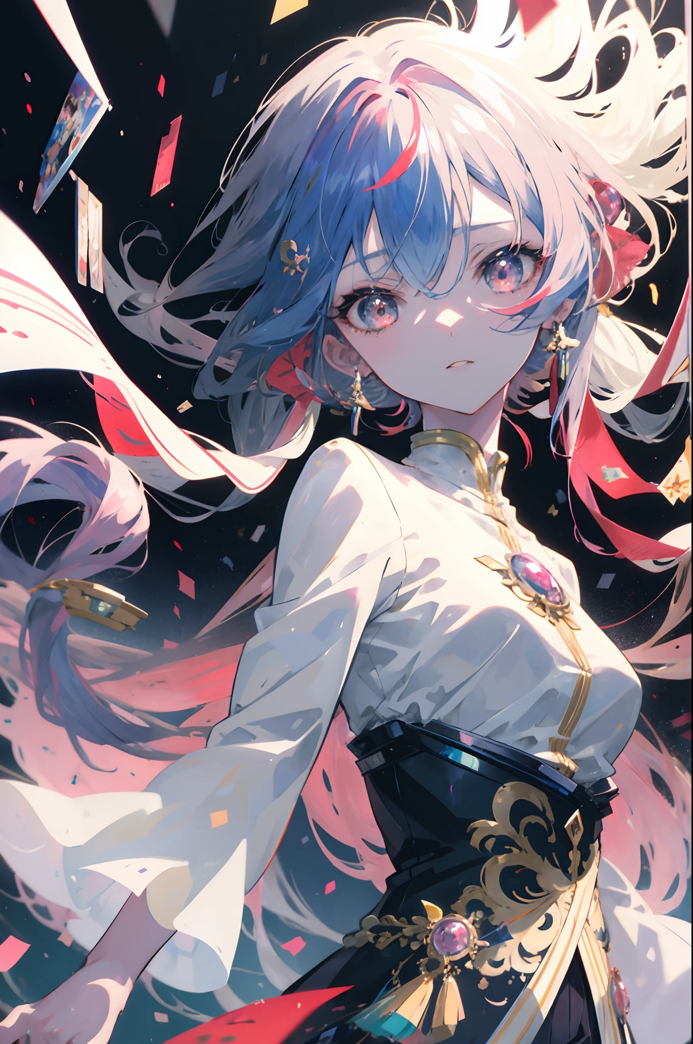 two extremely beautiful and ultra realistic anime girls with gorgeous long colourful hair and dresses standing next to each other, loish and ross tran, anime style 4 k, realistic anime art wallpaper 4 k, anime art wallpaper 4k, detailed digital anime art, two beautiful anime girls, anime fantasy artwork, artgerm and rossdraws, artgerm and atey ghailan, anime fantasy illustration