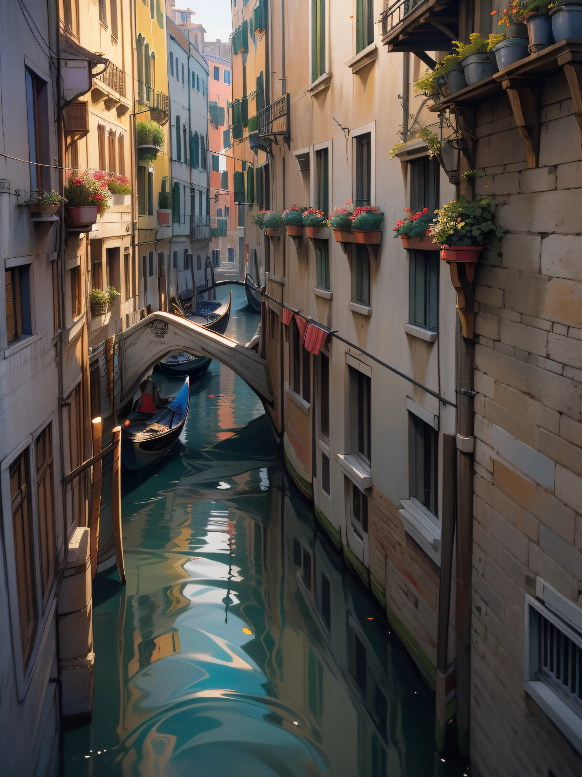 arafed canal in a narrow city, canals, canal, venice, twisted waterway, venice at dusk, italy, f2.8 35mm, f 2. 8 3 5 mm, narrow passage