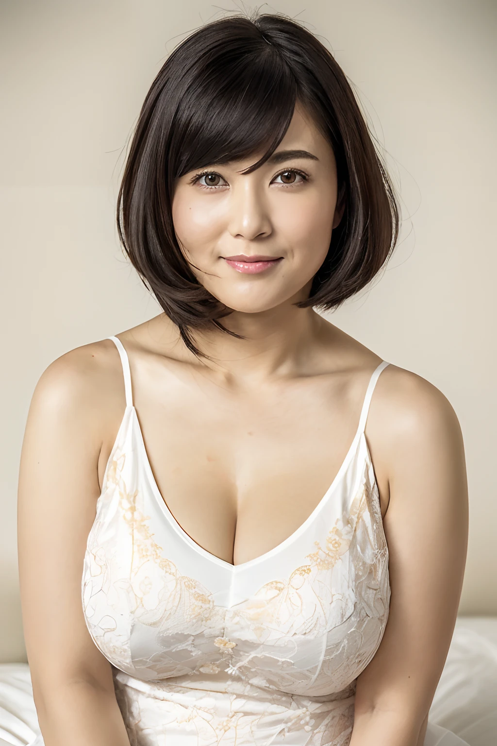 ((Open anal)), obscene body, high quality, realistic photo image, 45 years old, Japan woman, neat and clean wife, housewife, natural and realistic eyes, beautiful black hair, thin makeup, beautiful lighting, golden ratio composition, smile, nude, indoors, blurred background, realistic photo image, Japan woman, pure Japan face
