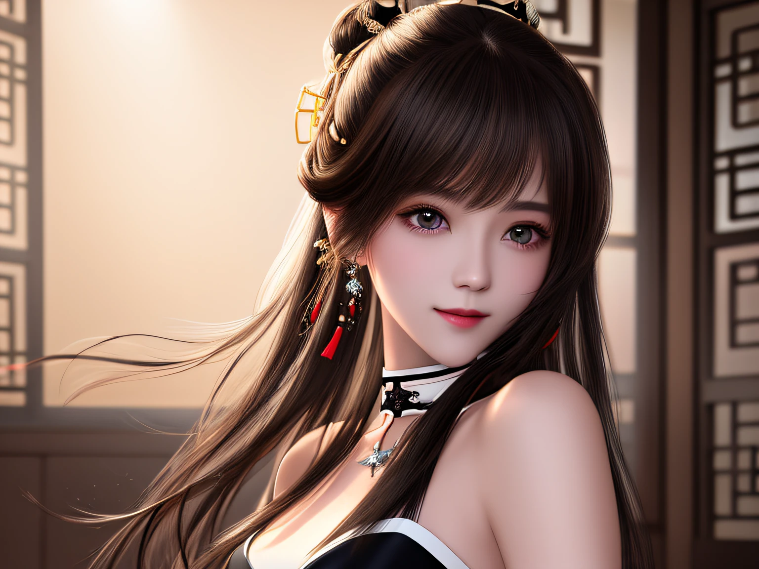 (Yae miko from Genshin Impact:1.5), (Yae miko clothes from Genshin Impact:1.5), closed mouth, sash, serious, solo, ((Best Quality, 8K, Masterpiece:1.3)), (Sharp:1.2), (Perfect Body Beauty:1.4), (Slim Abs:1.2), ((Layered Hairstyle, Realistic big Breasts:1.2)), Highly detailed realistic face and skin texture, detailed realistic eyes, double eyelids, side face looking at the camera, (RAW, analogue, Nikon Z 14mm ultra-wide angle lens, award-winning glamour photograph, ((best quality)), ((masterpiece)), ((realistic)), subsurface scattering, radiant light rays, high-res, detailed facial features, high detail, sharp focus, smooth, aesthetic, extremely detailed, (extremely detailed eyes, extremely detailed iris, extremely detailed pupils), extremely detailed hair, extremely detailed skin, extremely detailed clothes, octane render, photorealistic, realistic, post-processing, max detail, realistic shadows, roughness, natural skin texture, real life, ultra-realistic, photorealism, photography, 8k UHD, photography, hdr, intricate, elegant, highly detailed, sharp focus, stunning, beautiful, gorgeous), (photorealistic), (realistic), portrait of woman standing, professor, solo, seductive smile, best quality, highly detailed, masterpiece, ultra-detailed, illustration, small pink lips, upper body, stencil, [(colorful explosion psychedelic paint colors:1.21)::0.2], colorful, blue eyes, blowout hair, detailed eyes, intricate face, black background, simple background, dearness, high contrast, (secret:0.9), (high detailed realistic lips, beautiful realistic lips, pink lipsticks), (upper body from head to thighs, slender body:1.5), thick thighs, highly detailed realistic skin, sharp focus, outdoor,