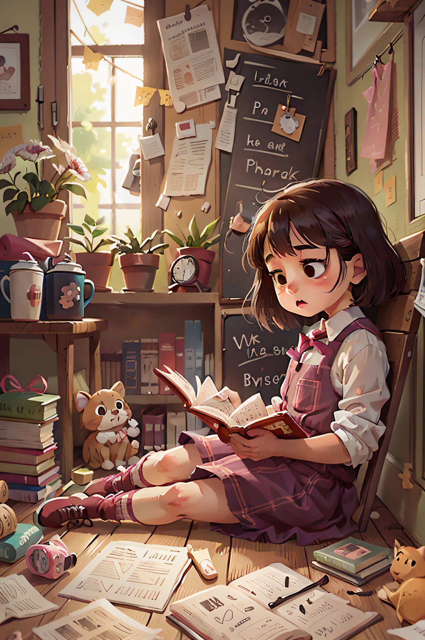  girl reading