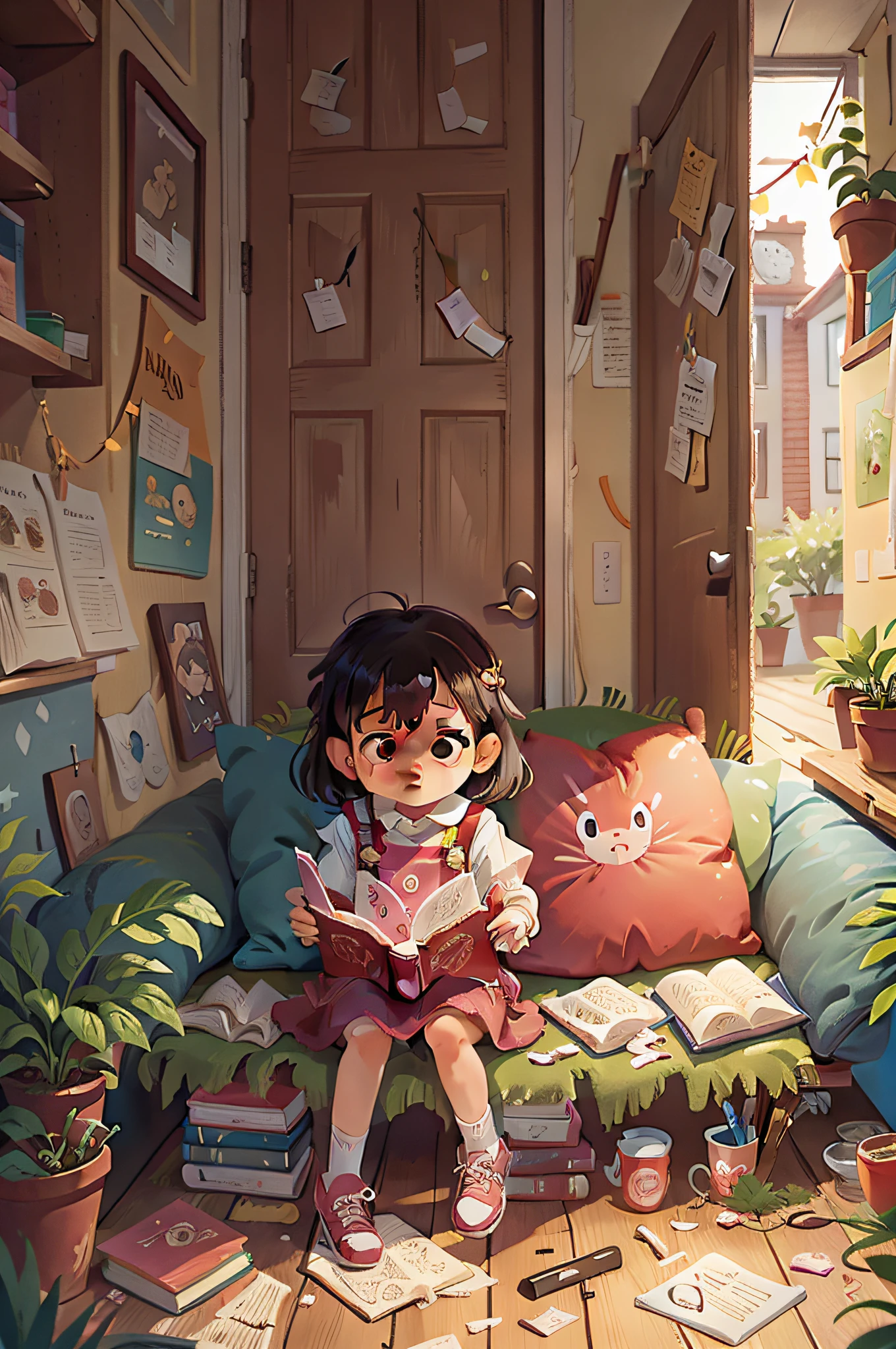 girl reading