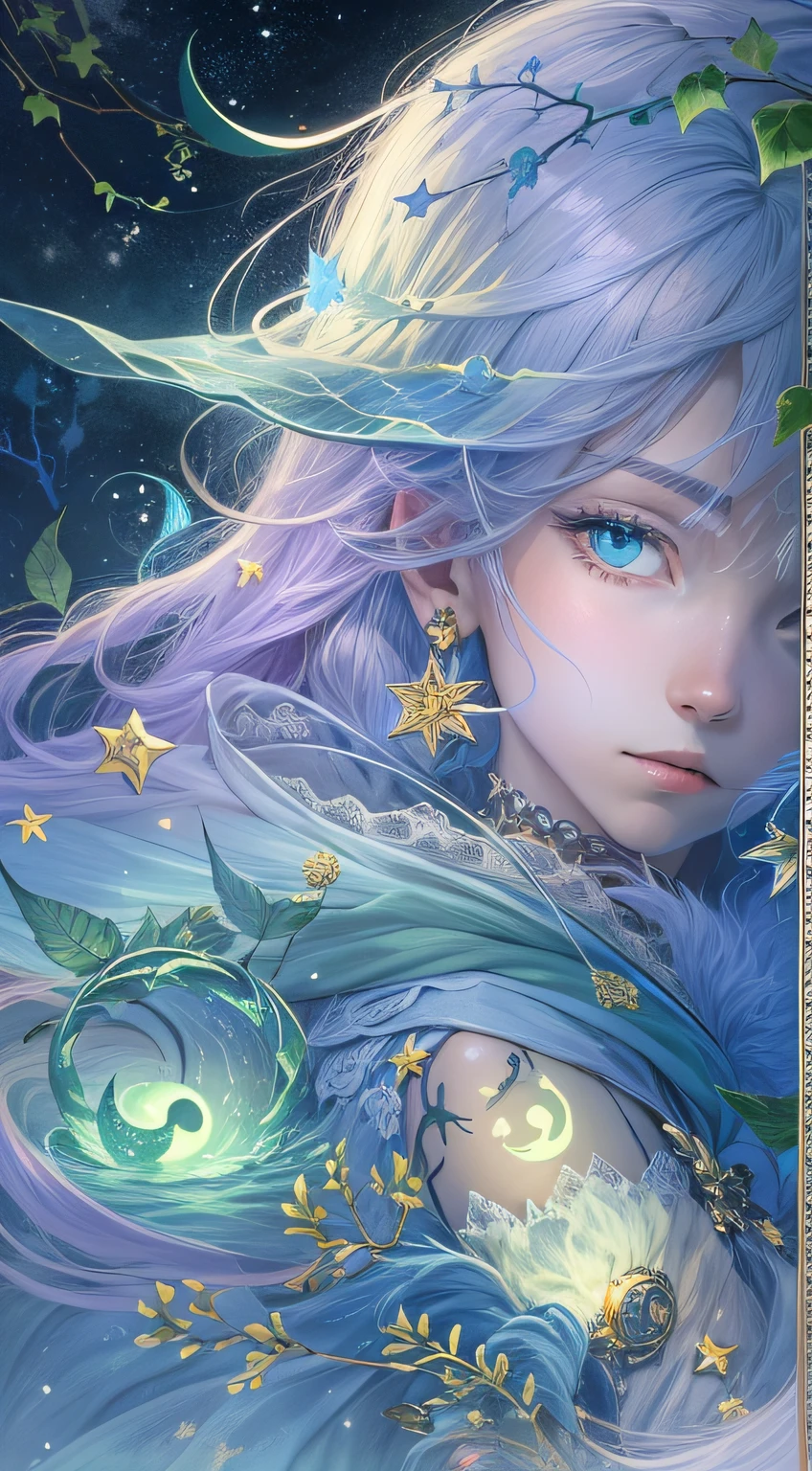 stars,blueish moonlight,UHR,Blackwood,the phantom,ghost,Thorns,Green light
