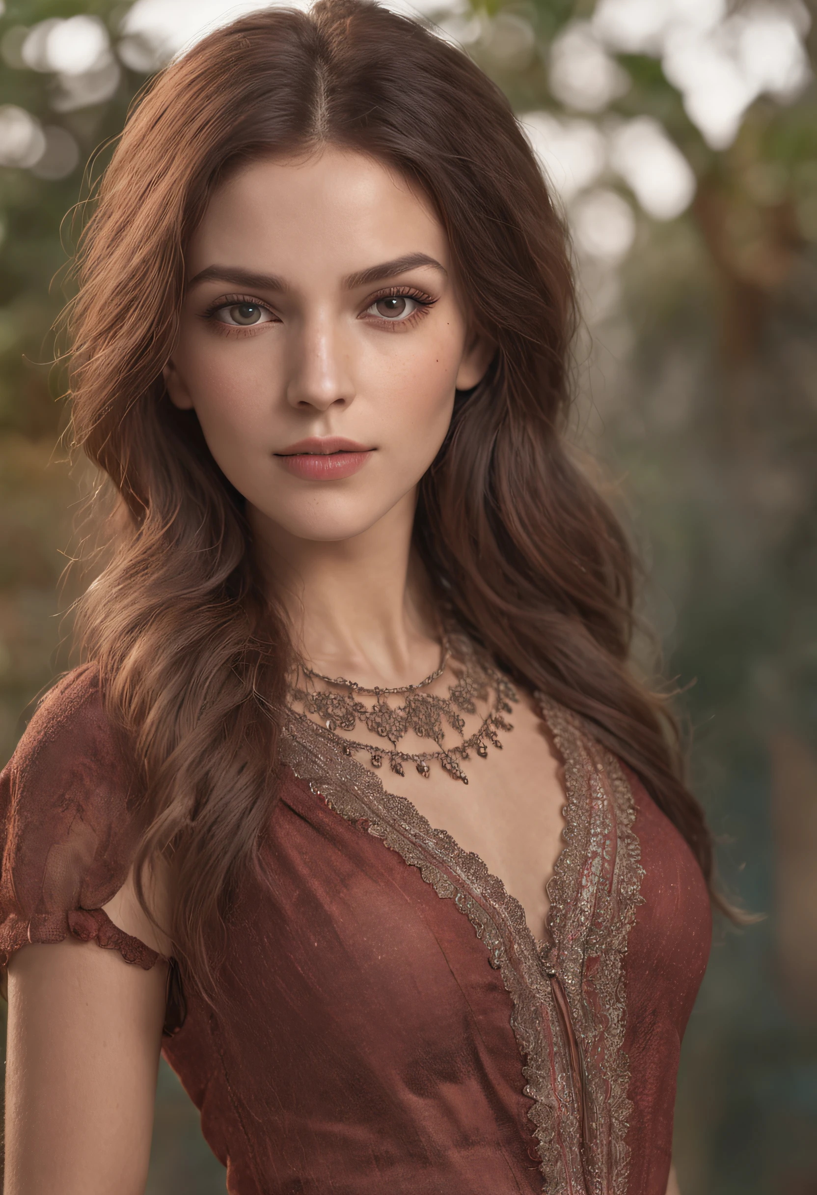 Waist high Portrait of an exotic beautiful caucasian woman wearing trendy clothing at a beach, perfect detailed face, detailed symmetric hazel eyes with circular iris, realistic, stunning realistic photograph, 3d render, octane render, intricately detailed, cinematic, trending on artstation, Isometric, Centered hipereallistic cover photo, awesome full color, hand drawn, dark, gritty, mucha, klimt, erte 12k, high definition, cinematic, neoprene, behance contest winner, portrait featured on unsplash, stylized digital art, smooth, ultra high definition, 8k, unreal engine 5, ultra sharp focus, intricate artwork masterpiece, ominous, epic, TanvirTamim, trending on artstation, by artgerm, h. r. giger and beksinski, highly detailed, vibrant