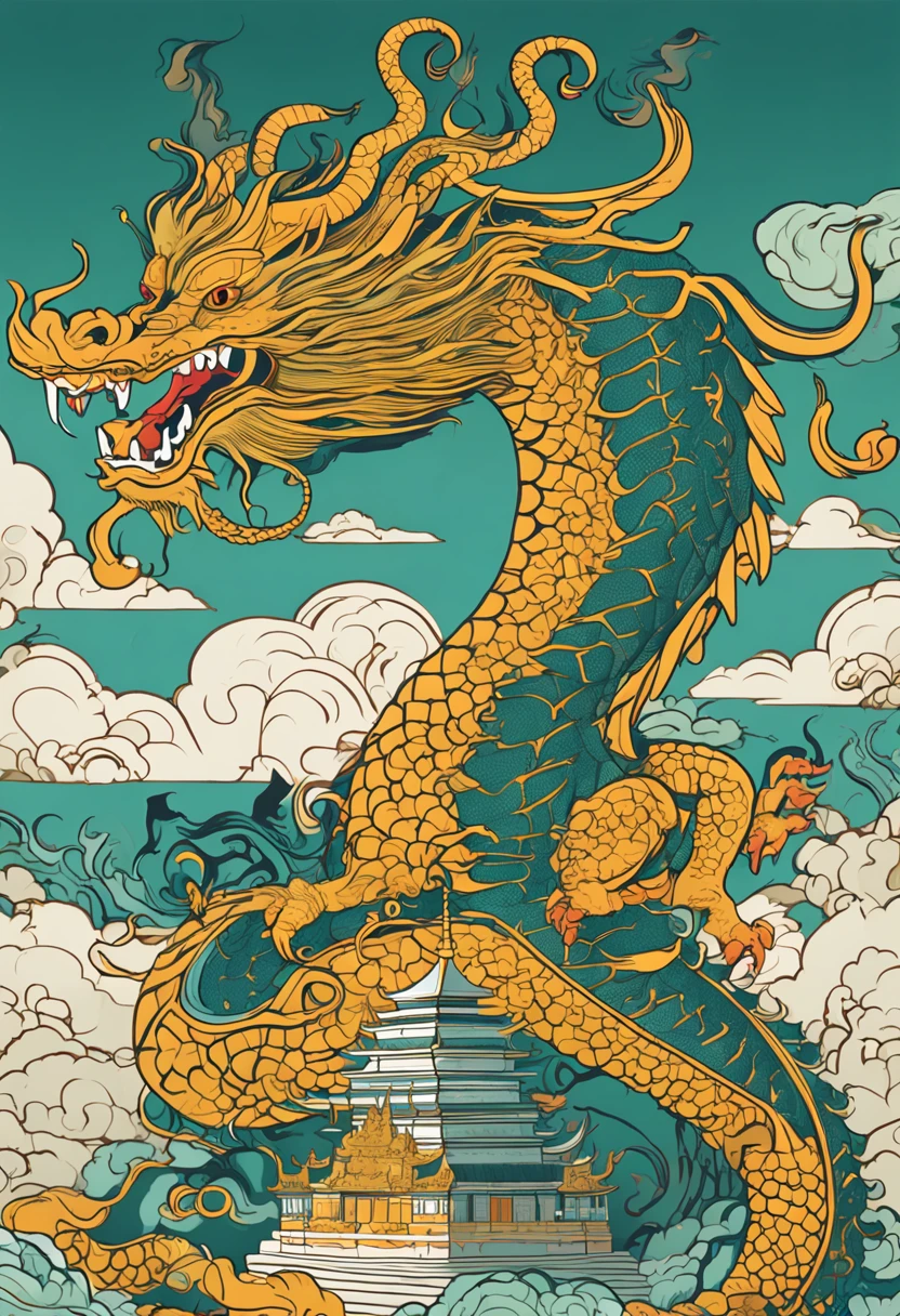 Image: Auspicious Rising Dragon
Set against the grand expanse of a blue sky, a dragon with a formidable presence that scatters the clouds is depicted. The dragon exudes a sense of both power and elegance, as if ascending from the earth towards the clouds. Its body is adorned with scale-like patterns that glisten under the sunlight. The dragon's color is a perfect combination of deep green and gold, encapsulating the symbols of prosperity and good fortune.
Ancient symbols are interwoven upon the dragon's body. The five-clawed claws symbolize the emperor, while the dragon's eyes represent wisdom and insight. Moreover, a precious pearl of auspiciousness shines on the dragon's back, promising boundless potential and happiness.
In the background, an expansive landscape unfolds. Verdant mountains and flowing rivers are depicted, symbolizing the harmony of nature and happiness. Birds soar in the sky, and the wind of good fortune blows, suggesting the advent of serene prosperity and happiness.
This auspicious rising dragon embodies a seamless fusion of strength, elegance, and auspicious symbols, offering those who behold it an aura of happiness and success.
Feel free to let me know if you have any specific requests or changes you'd like to make to the description!