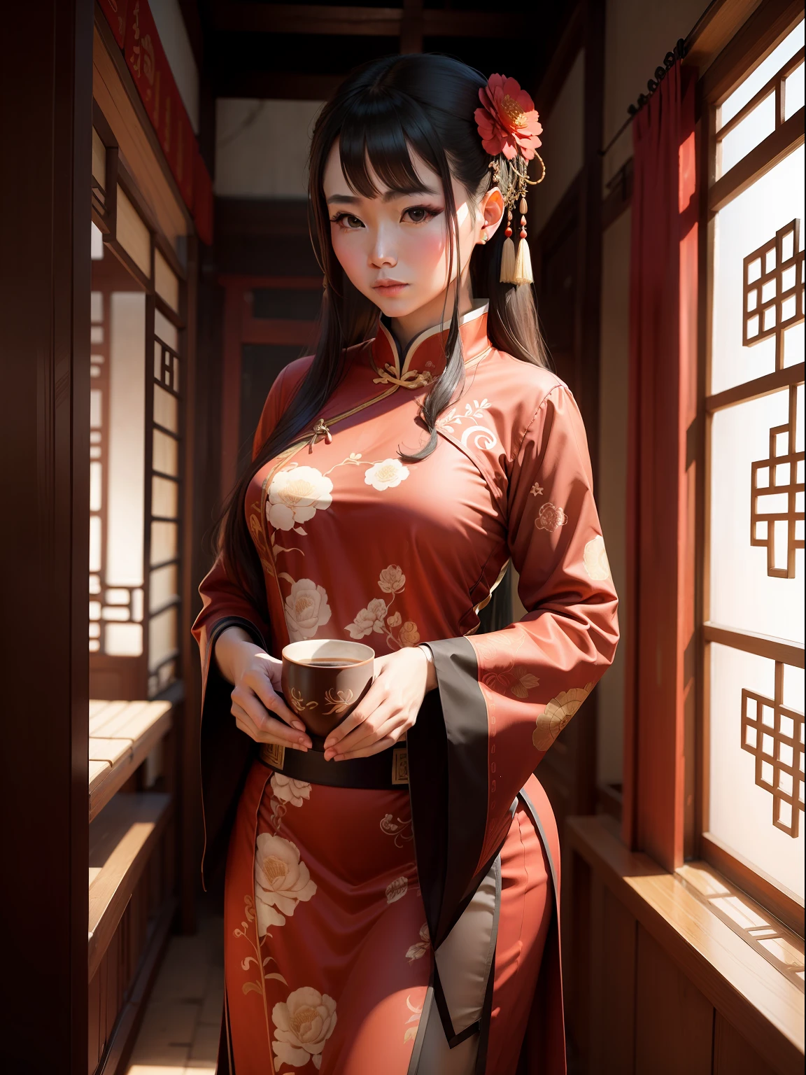woman, China, ancient, traditional