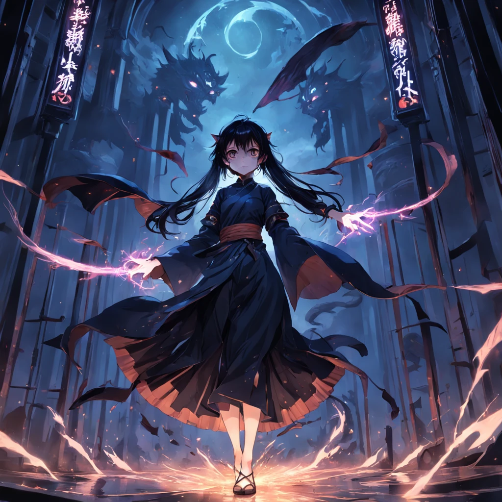 Best quality, Masterpiece, 超高分辨率, (photograph realistic:1.4), surrealism, Dream-like,fusionart, Shadowdancer, shadow magic, darkness control, stealth, shadowstep, umbral spells, hidden blade