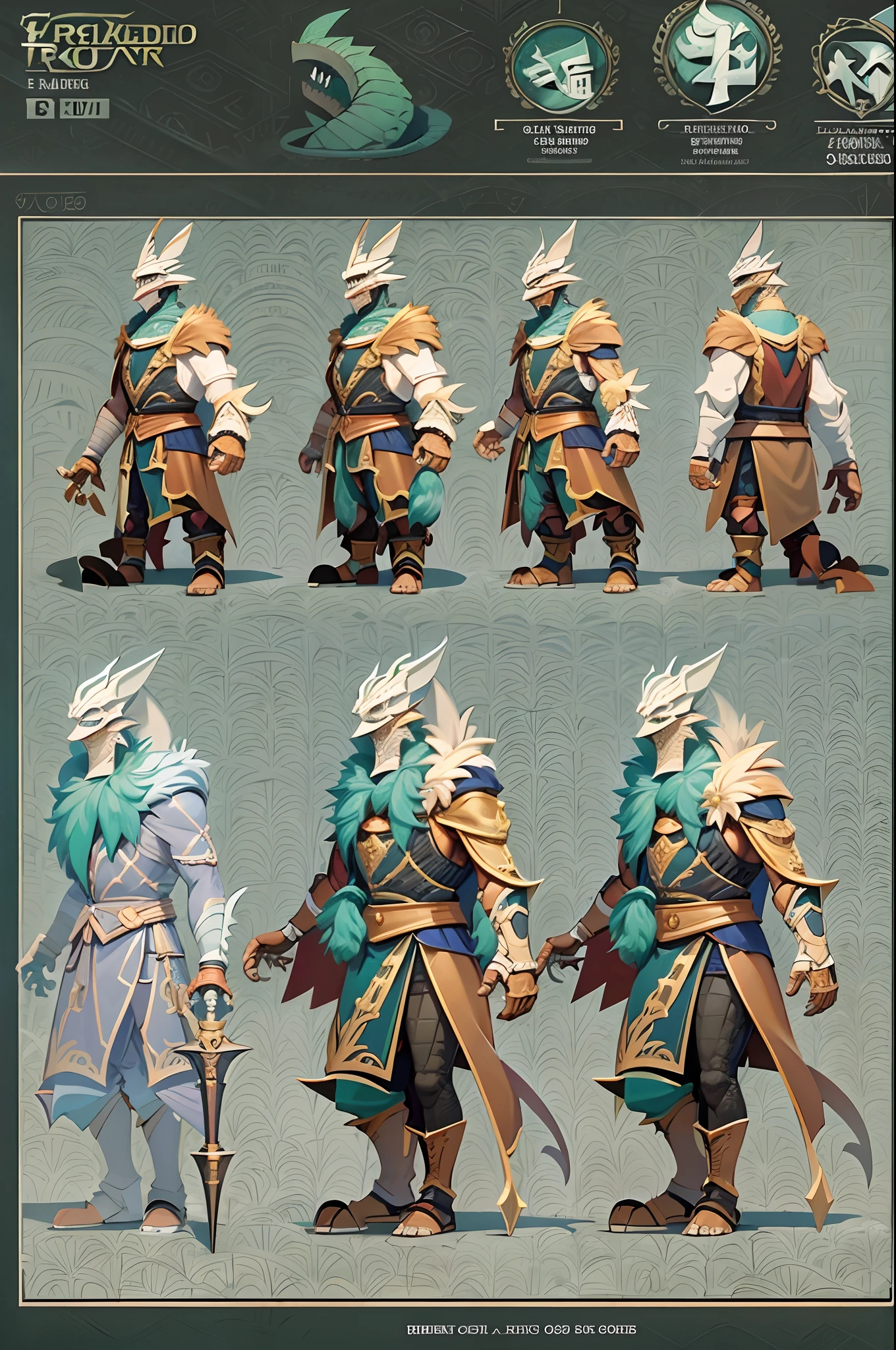 Game character standing drawing design,Disney animation,style of disney animation,Crocodile wizard,coda,Thick scales,Fur shoulders,Stout limbs,Muscle explosions,Equipped with a huge bone staff,Different layers overlay,Different angles,(Left view full body:1.4),solid color backdrop,clean backdrop,depth of fields,high light,Real light,Ray traching,OC renderer,UE5 renderer,Hyper-realistic,best qualtiy,8K,Works of masters,super-fine,Detailed pubic hair,Correct anatomy,