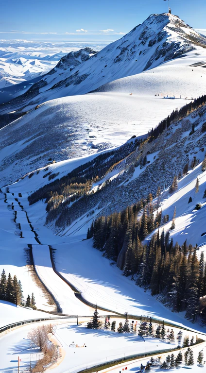 Ski slopes,skiing