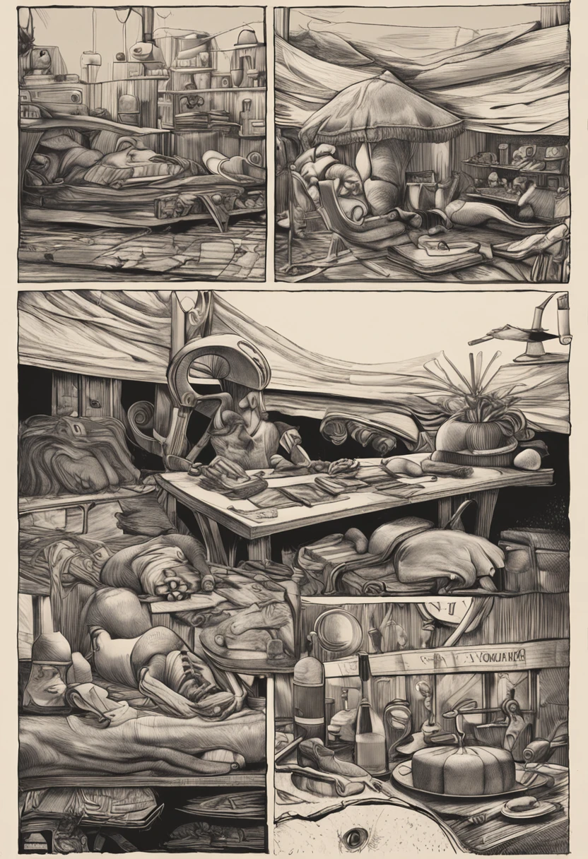 still-life,sketching,originality,Surrealism, drop shadow, pov, atmospheric perspective, Surrealism, foreshortening, 8k, super detail, ccurate, best quality, high details, high details