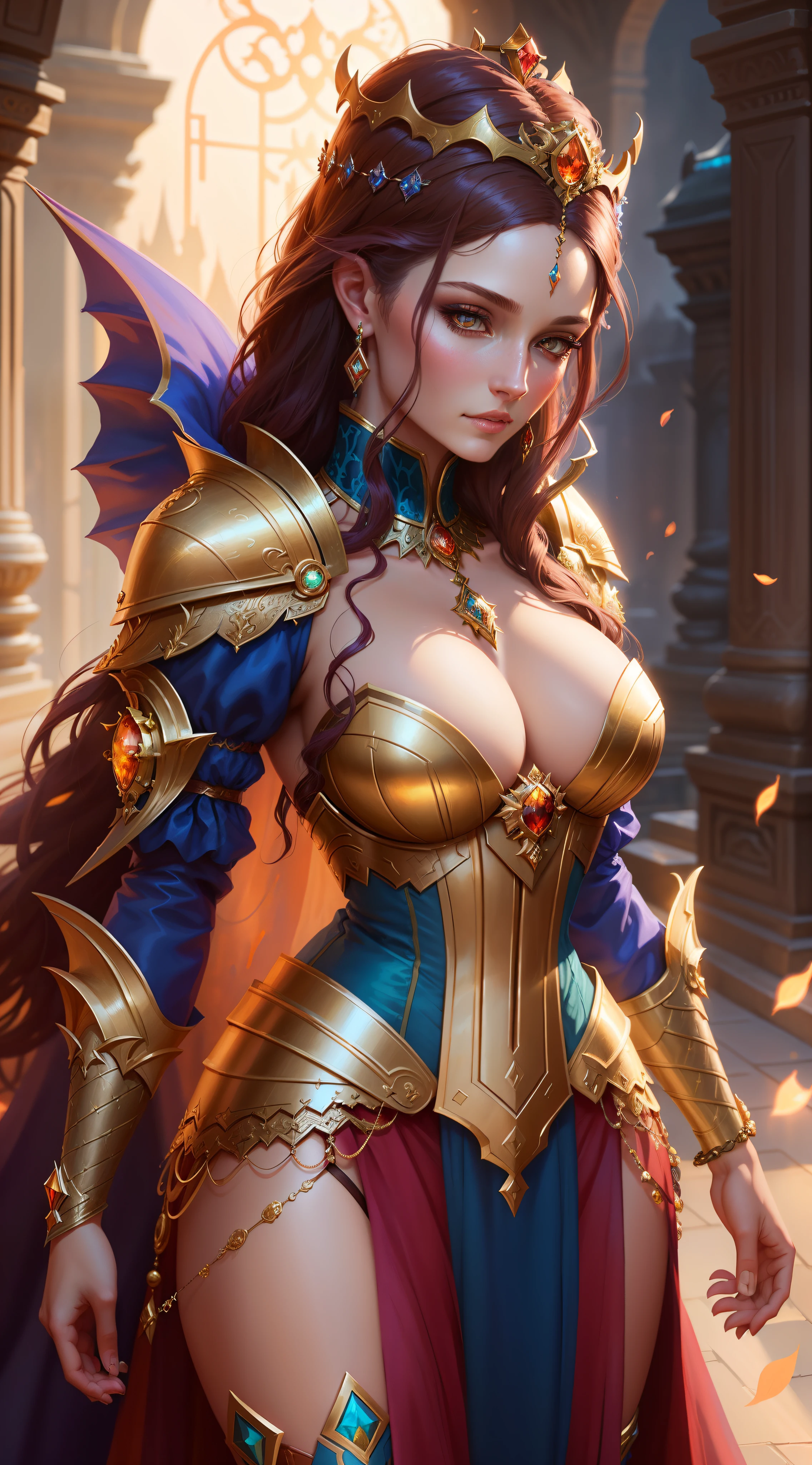 a close up of a woman in a costume with a dragon on her shoulder, a beautiful fantasy empress, fantasy woman, goddess. extremely high detail, fantasy art behance, ((a beautiful fantasy empress)), karol bak uhd, epic fantasy digital art style, epic fantasy art style hd, gorgeous goddess of leo, by Yang J, detailed fantasy art