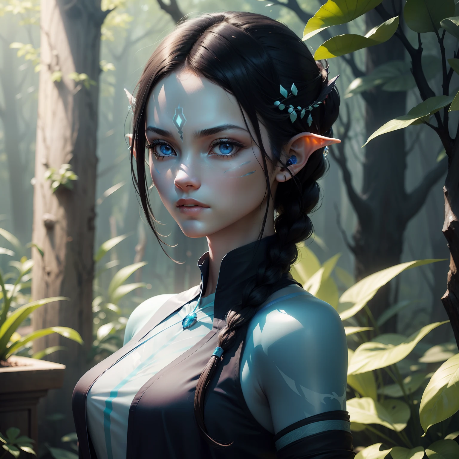 The avatar is clear