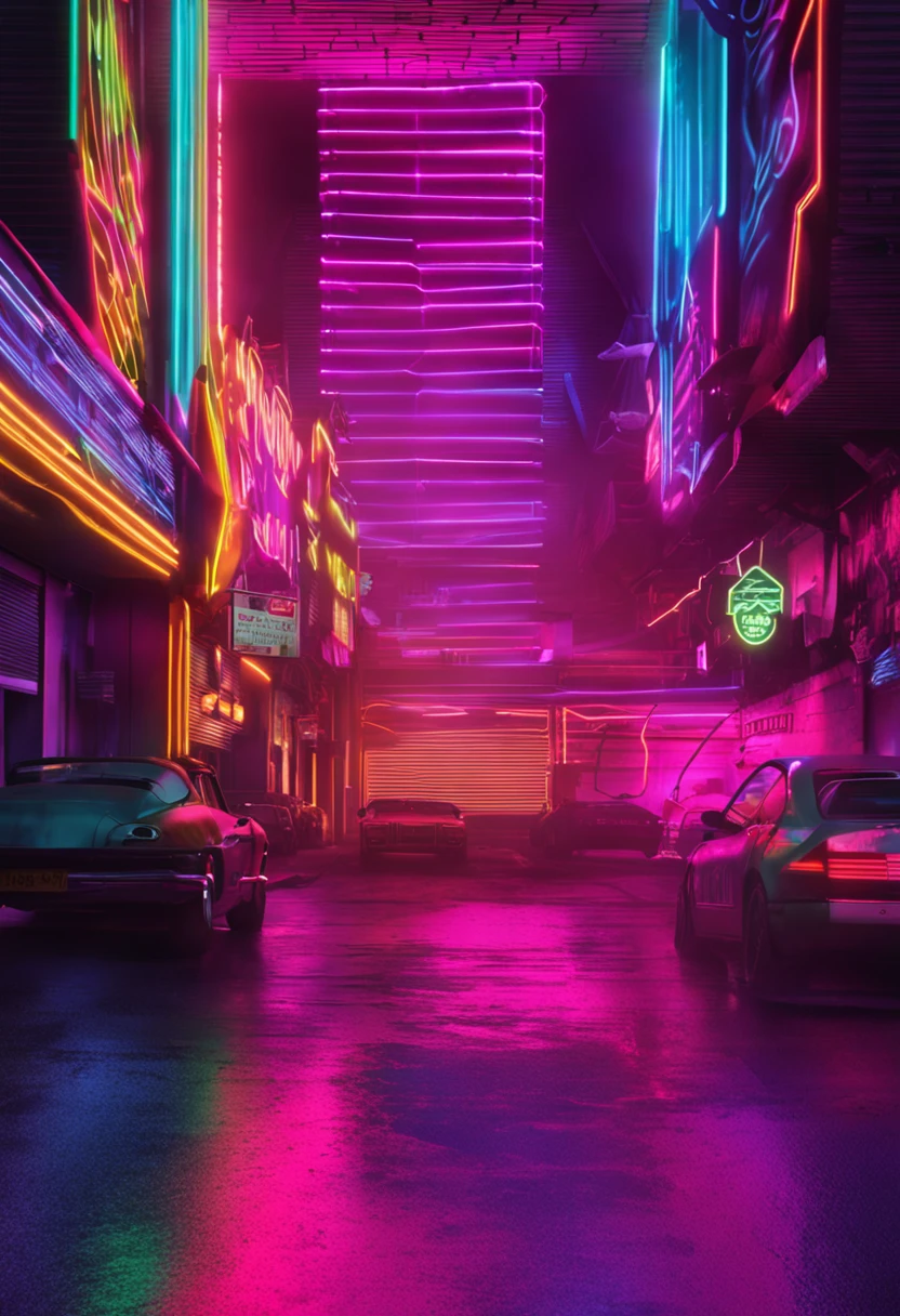 neon background