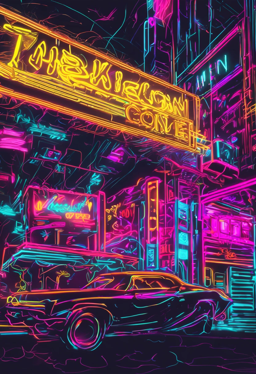 neon background