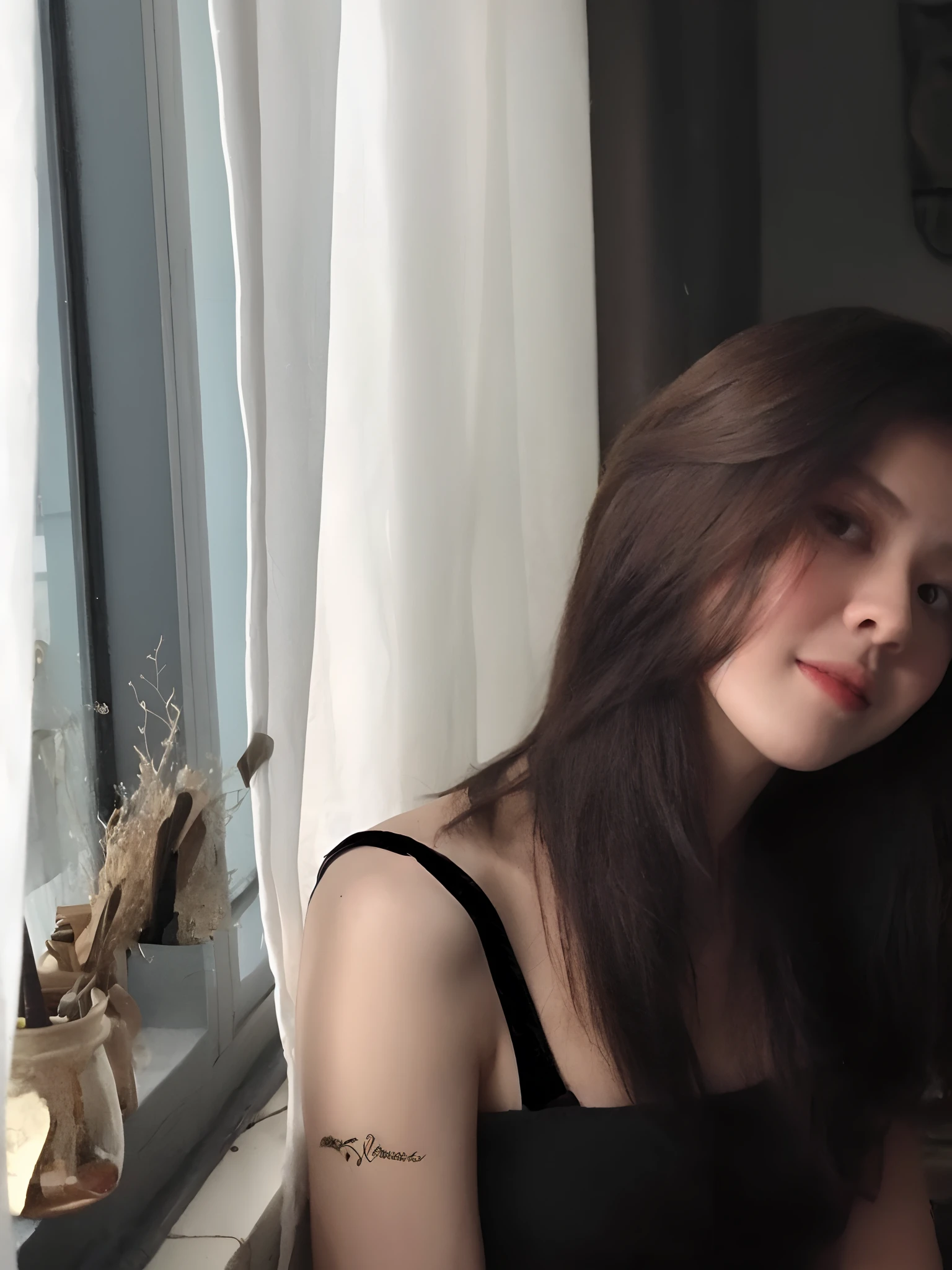 ((Best Quality, 8K, Masterpiece: 1.3)), 1girl, Slim Abs Beauty: 1.3, (Hairstyle Casual, Big Breasts: 1.2), Dress: 1.1, Super Fine Face, Delicate Eyes, Double Eyelids, Smile, Home