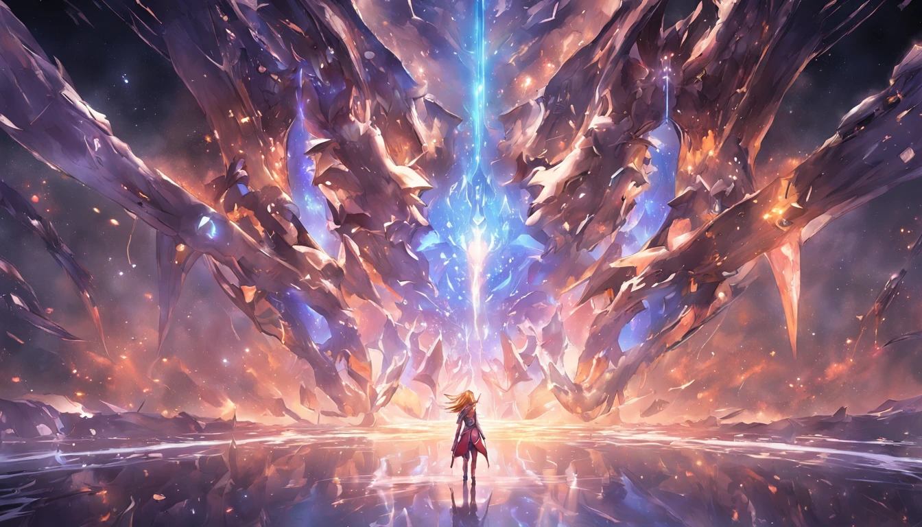 Space key:The artifact of the Space Protoss,It is possible to manipulate the form and structure of all space,Whether it's big or tiny。Can be used to expand space,Shrink space,Warp space,Transfer space,Open the space。It can also be used to store items,Move freely around the space or change the position and shape of objects。