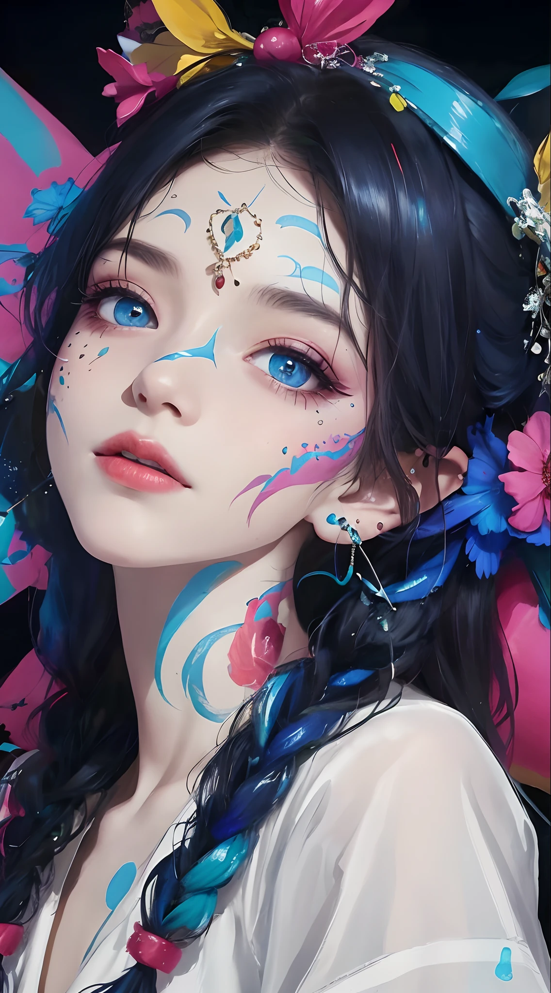 primitive, Masterpiece, ultra fine photos, Best quality, Ultra-high resolution, Realistic, Sunny, full-body portraits, Amazing beauty, Dynamic posture, exquisite face, Vibrant eyes, Very detailed background, Detailed face, detailed tidy background, Gorgeous, High detail skin, Realistic skin details, Visible pores, Clear focus, volume fog, 8K UHD, Digital SLR, High quality, filmgrain, Fair skin, Realism,