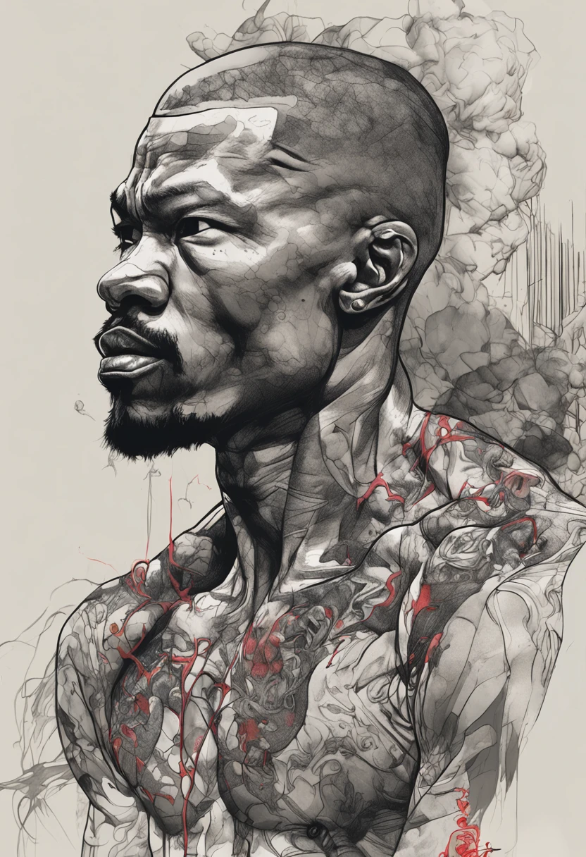 Manny Pacquiao versus Floyd Mayweather Jr, boxing, wires cybernetic implants, in the style of adrian ghenie esao andrews jenny saville, surrealism dark art by james jean takato yamamoto and blii sienkiewicz, trending on artstation, sharp focus, studio photo, intricate details, highly detailed, by greg rutkowski, intricate face details, TM Ninja, TM Samurai, poster style, icons, vibrant colors, vector style, digital art, 4K, intricate details, mesmerizing, professionally made, beautiful vector illustration, 12K resolution, 3D, all characters in detailed full body, highly detailed, vibrant, ultra high quality, Hyperrealism, Photorealism, octane render]