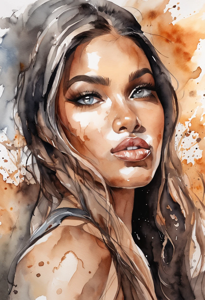 ultra detailed artistic photography, mulher indiana bonita nativa , aparencia da ariana grande,tee xixi, fora, fogueira, tristeza, sexy, sonhador, brilhante, retroiluminado, Sombras, oil on the canvas, liso, Ultra High Definition, 8k, Ultra sharp focus, Obras de arte intrincadas, Roupas fluidas, altamente detalhado, Vibrando, production cinematic character render, ultra high quality model