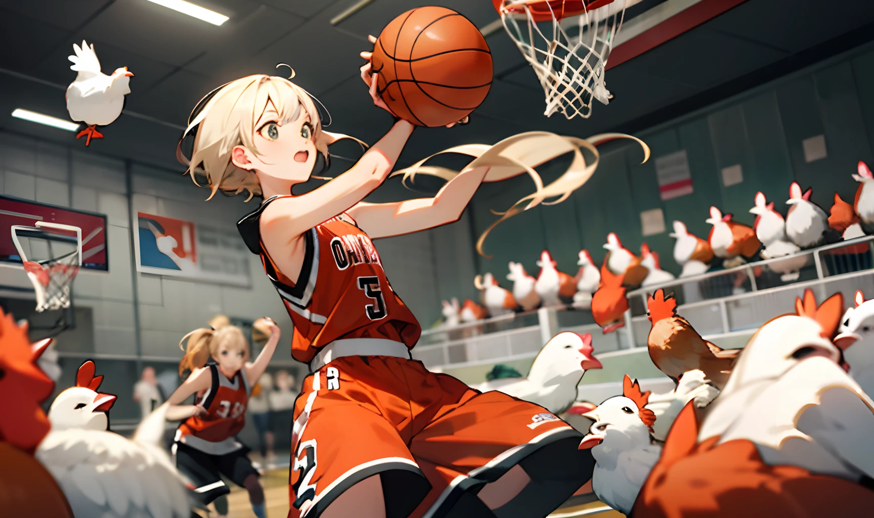 Chickens and basketballs