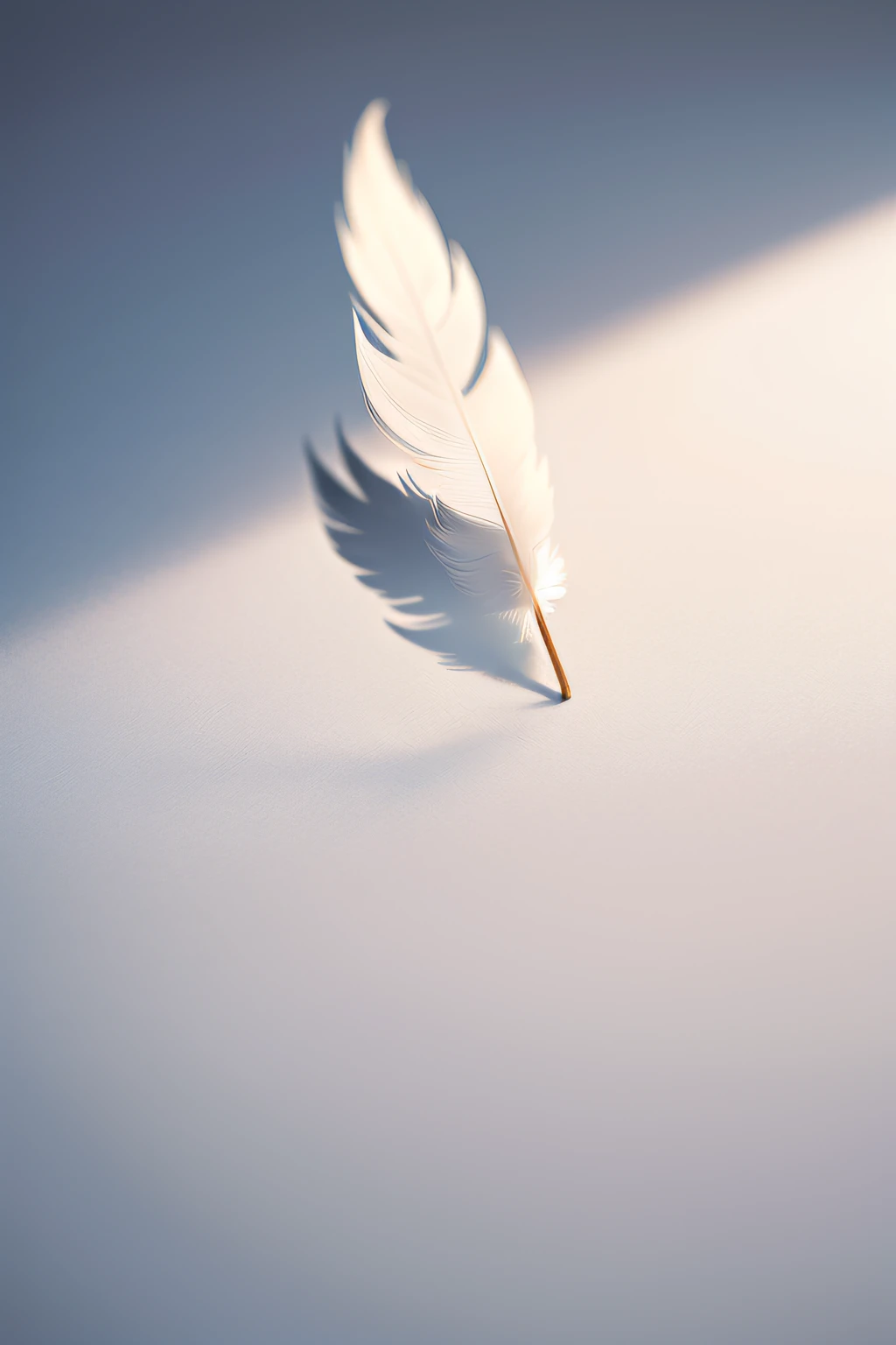 minimalistic background,A small feather