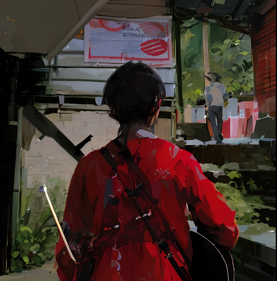 there is a man that is walking down the stairs with a guitar, new album cover, music album art, music album cover, an album cover, album art, fanart, alternate album cover, taken in 2 0 2 0, album cover!, assamese aesthetic, a poster, promo art, album cover, photo taken in 2 0 2 0, the guitar player