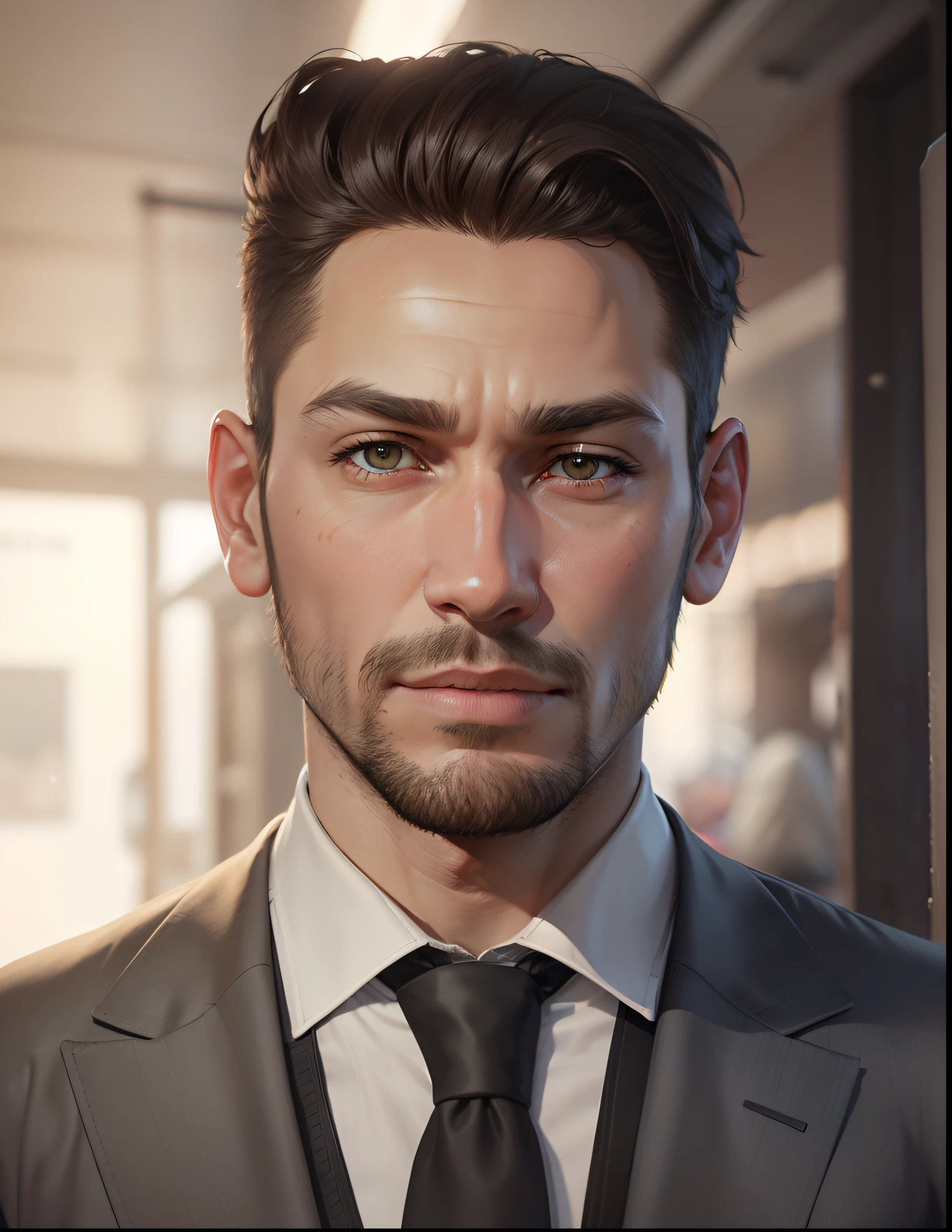 Change the clothes of the picture to the clothes of a free fire character named WOLFRAH, the face of the character should be exactly realistic