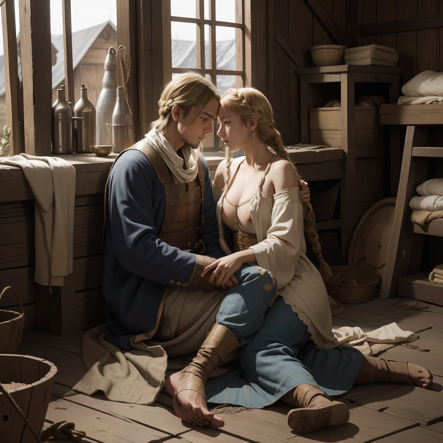 Medieval Russia、Rural areas、Beautiful girl in serfdom、Sexual assault by the son of a nobleman、fullnude、ripped clothing、Braids、a blond、In the barn、Bloody、Livestock barns、ar old、独奏、One girl、Bitterly raped by a young nobleman、Ripped clothes、Unfortunate girl abandoned by her parents、ragged clothes、Trampled by the son of a nobleman with his foot