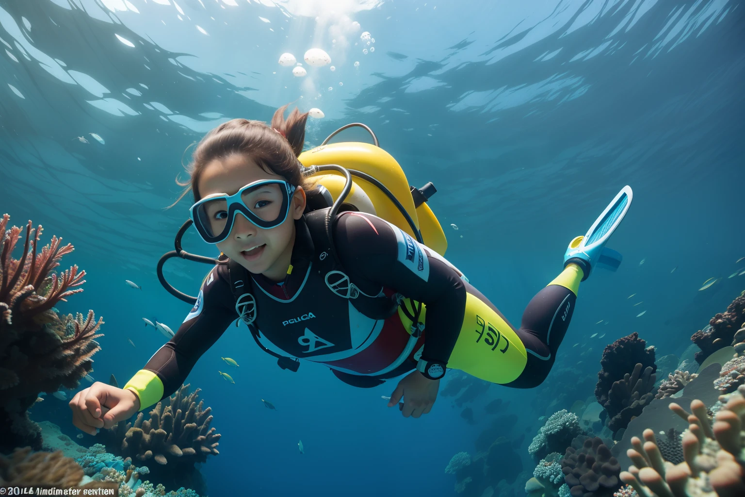 Date: 2014
Country: Chile
Description: A teenager excitedly prepares for a diving expedition off the coast of Chile, donning scuba gear and anticipating the breathtaking underwater world that awaits.