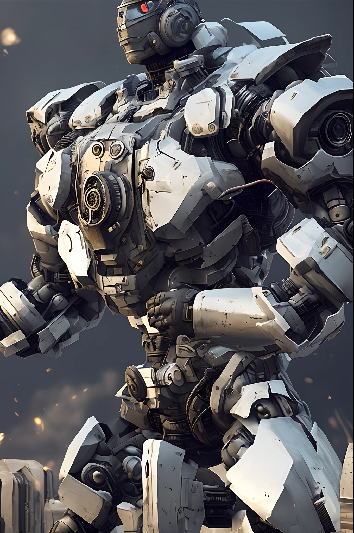 Cyborg silver surface,Posture movements are fully standing,Face real people,V-shaped face,steel armor,Steel box,Shoulder weapons,Hyper-detailed machinery,high detailed armor,full legs,mid hair,LED light on the fuselage,G-cup,Chest cleansing,White face,metal gears,Solid,High detail machinery,Neon neck light,nier:autofellatio,alita,Blame the robot,Ghost in the Shell,Evangelion,Movie Science Fiction Robot Wars,。.ai,Matrix Sentinel,Full body steel,Realist armor,space backdrop,Full photo,Smooth 3D rendering,High hue and high saturation,space backdrop, Atmospheric, Ultra photo realsisim, 8K, Epic composition, Cinematic, rendering by octane, Deviant-art, Flickr,Model high polygon,rendered in enscape, Breath of The Wild, 4K detail post-processing, art stations, rendering by octane,cinema4d, Unreal Engine 5,The visual effects are realistic,3D high megapoly realistic 3D , High spotlight, low-contrast, High- sharpness, facial-symmetry, voluminetric lighting,