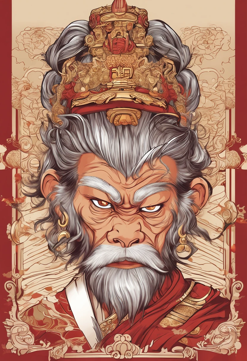 Physical features:The Monkey King is generally depicted as tall、Image of a monkey with a strong body。He usually has yellow or blond skin,A pair of bright and shining eyes,There is also a pointed ear with red fur。
Facial expressions:The face of the Monkey King usually shows the characteristics of being smart and mischievous。He often wears a bright and playful smile,Show a lively and active personality。
Hairstyle features:Sun Wukong has a strand of monkey hair standing on his head,Represents his supernatural and unyielding personality。It can be described as a messy but stylish hairstyle。
Dress up:The Monkey King usually wears a battle suit covered in golden armor,With bracelets and belts made of straw or metal。Sometimes I dress up in various images,Such as a monk、scribes or warriors, etc。
Weapon props:The main weapon held by Monkey King is a golden hoop rod,It can be as large or small as it pleases,Drive with ease。Additionally,He is also often equipped with other magic weapons or magical powers,Such as a muscle、Fire Eye Golden Eye, etc。
Action characteristics:Monkey King is known for his agility and dexterity and superb fighting skills。He's good at flipping his head、Take to the skies,And can use a variety of special tricks and variations。