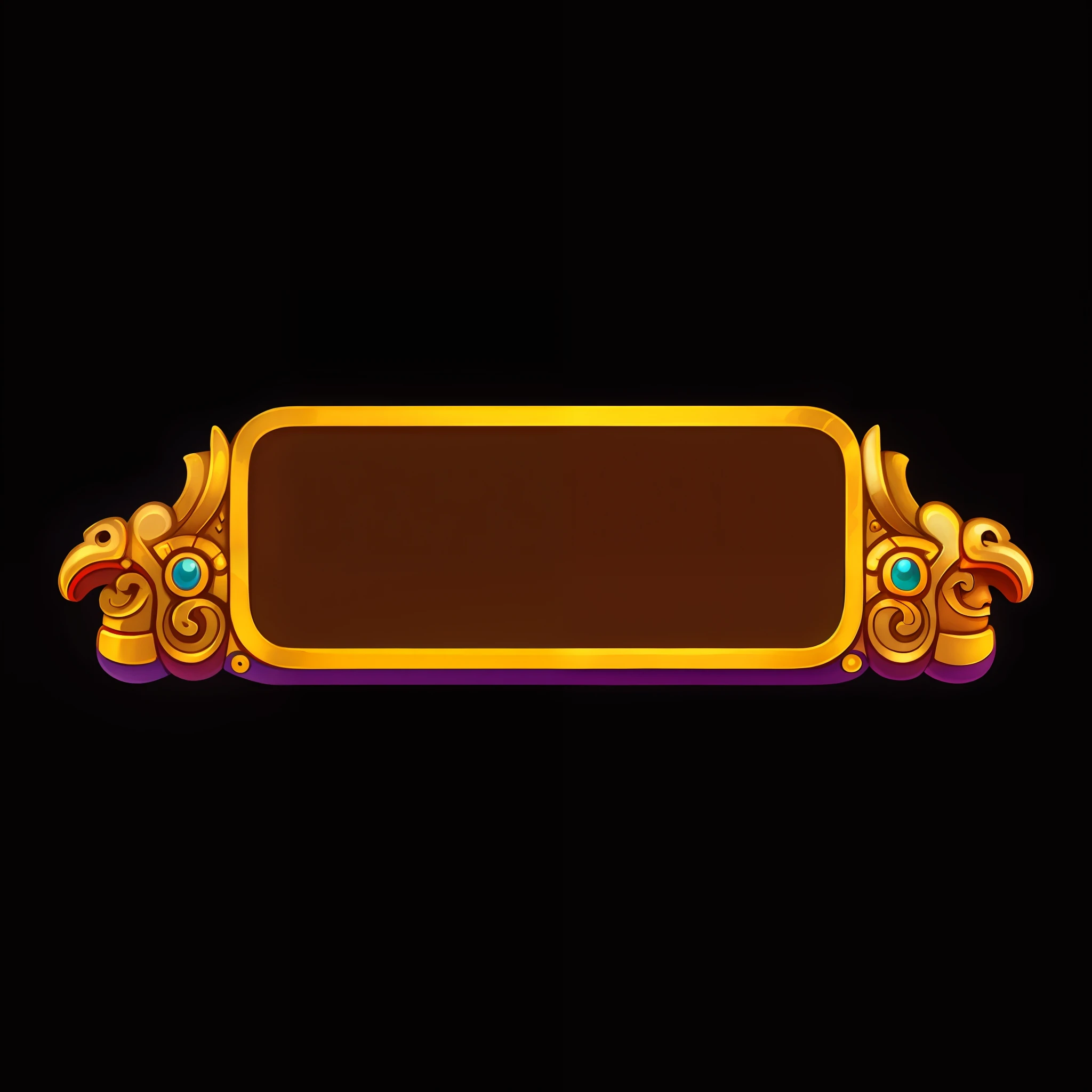 (golden colored:0.8),(amarelo:0.2),(Color:0.3),mayan style,Hawaiian Nation,gameicon,highest masterpiece,high qulity