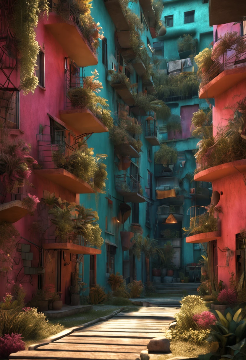 natural hyperrealistic scene