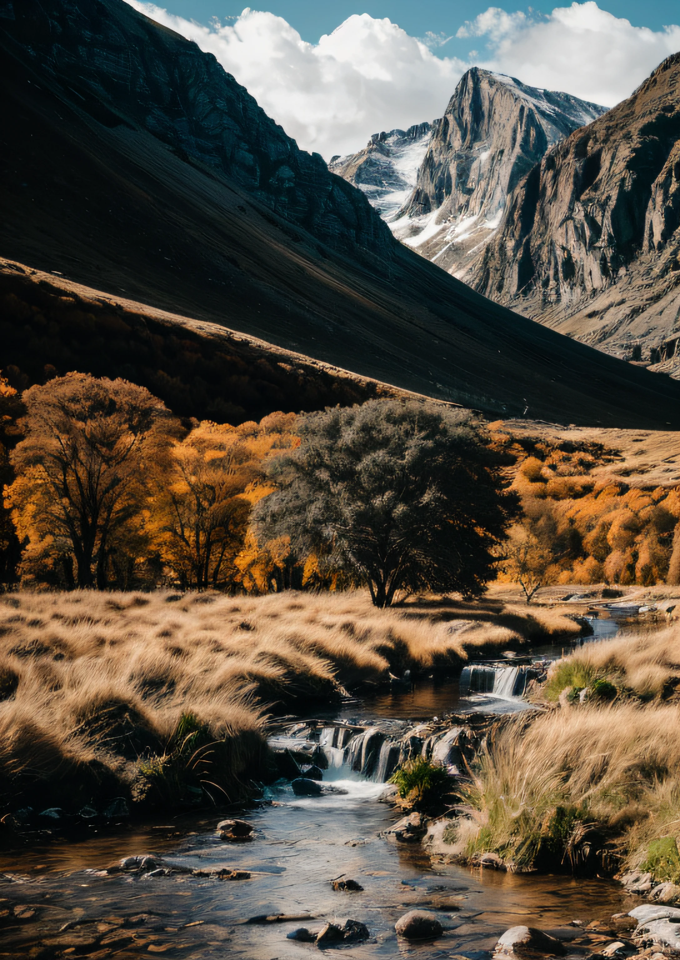 RAW photo of a landscape, small details, photorealistic, ultra-realistic photo, 8k uhd, dslr, soft lighting, high quality, film grain, Fujifilm XT3, (masterpiece)