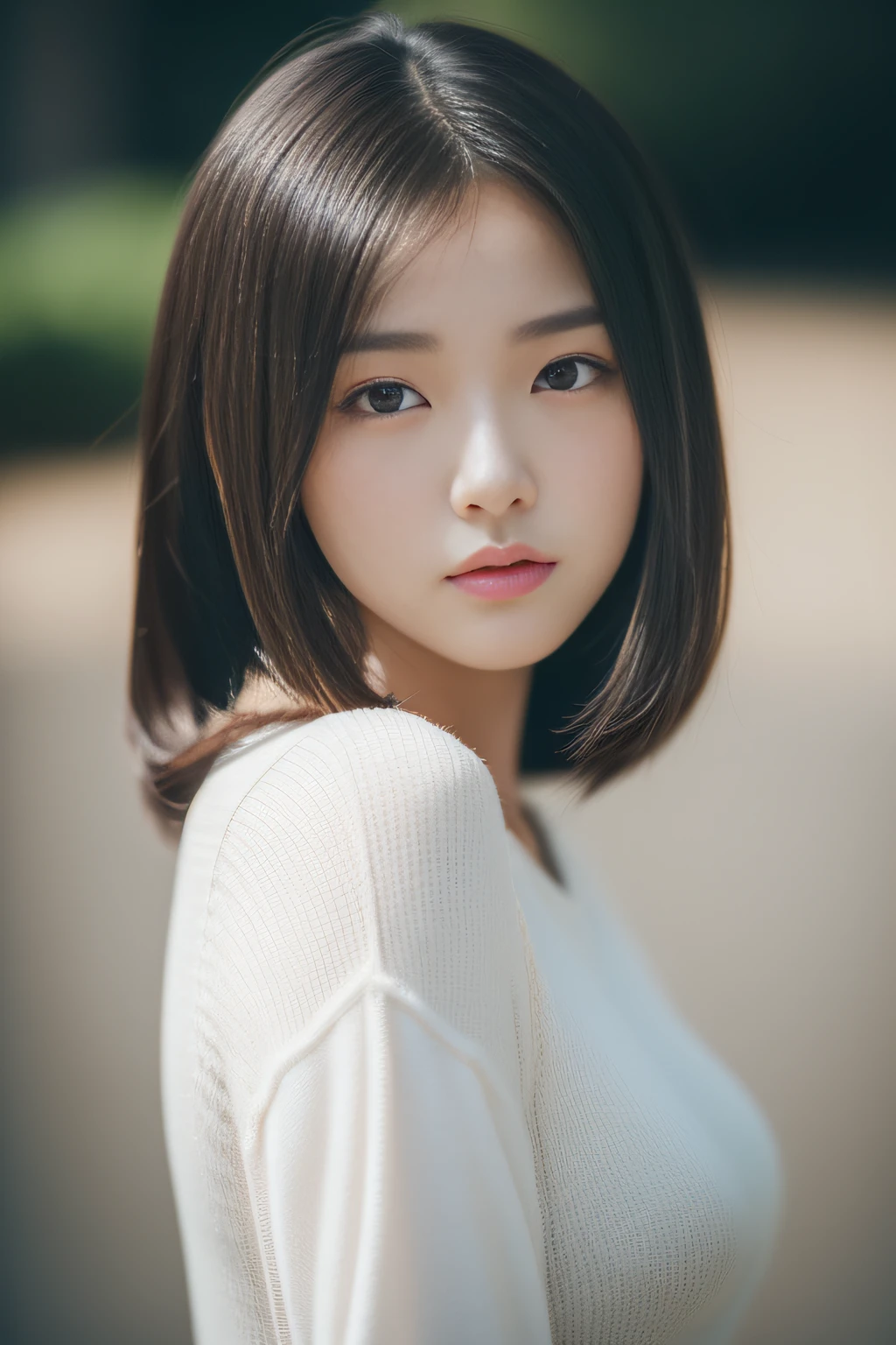 Japanese girl in volleyball suit、独奏、With very realistic skin、highly realistic photo、In Nara City、Dating Landscape、Photo Collection Girl、realisitic(reliable_absurderes,bulky_File size:1.37),(masterpiece:1.37),(Top Quality:1.37),(realisitic,Photorealcitic:1.2),Ray traching,photorealistic lighting,(illumination,Glow),((film grain:1.37)),(Exquisite details and textures:1.2),(in 8k resolution:1.2),(The ultra-detailliert:1.2),(Sharp Focus 1.2),(Raw-Photo:1.0),(ulzzang -6500-v1.1:1.2),(Beautiful detailed face、Beautiful detail eyes、 luminous eyes、long eyeslashes、blush of the nose:1.2)、mix4、JWY1,20d、A dark-haired、((((perfect anatomia))))、Viewer 1 Girl、独奏、young face、a beauty girl、(Neat hairstyle)、upscale、(skiny:1.37)、(Other knee socks:1.2)、(Beauty slim legs:1.15)、(Cute face)、(Delicate natural skin、Detailed skin texture、Delicate black hair)、Facial light、(Cinematic light)、lensflare、shade、front lit, (s whole body)