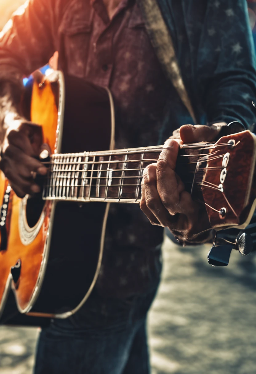 Close up portrait of a person holding a guitar in his hands, Holding a guitar, plays the guitar, Folk guitar in hand, Have a fork, With a forky, playing guitar onstage, Playing the guitar, Playing guitar, Man playing guitar, Playing a fork, guitarrist, lead guitar, plays the guitar, Holding a folk guitar, guitar solo