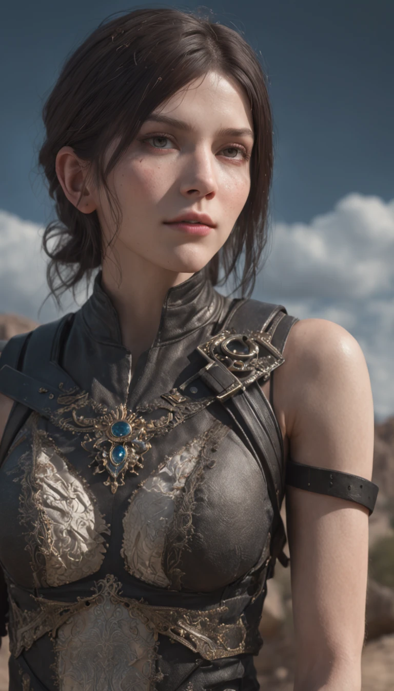 A photorealistic portrait of Final Fantasy XV's Noctice Lucis Caelm and Luna Freya Knox Fleurette from head to thigh in the final scene, Photorealistic illustration by Tibor Nagy , Dark Blue Sky Magical Epic Vibration, Natural colors, Dynamic Pose, cinematic still, Space and nebulae in the eye, intergalactic, cosmic background, Pedras preciosas, crystalline, Flowing hair, Textured skin, In the style of Joe Cubert, Black, beige, lavender, emerald and gold, Ted Nasmyth, Germanic art, Details to blink and miss, Wäinö Aaltonen, Imaginative characters — Rainbow 5 — style expressive detail textures gorgeous faces, Detailed skin, Looking at the camera with blue eyes, Octane Render, nffsw, cover, Unzoom, hyper detailed painting, luminism, Bar lighting, with an intricate, 8k resolution concept art portrait by Greg Rutkowski, Style by Wes Anderson, ArtGerm, wlop, Alphonse Mucha, Little Fusion Pojatti Rialgoth, Detailed bioluminescence of fractal isometric encyclopedia : stunning realistic photograph