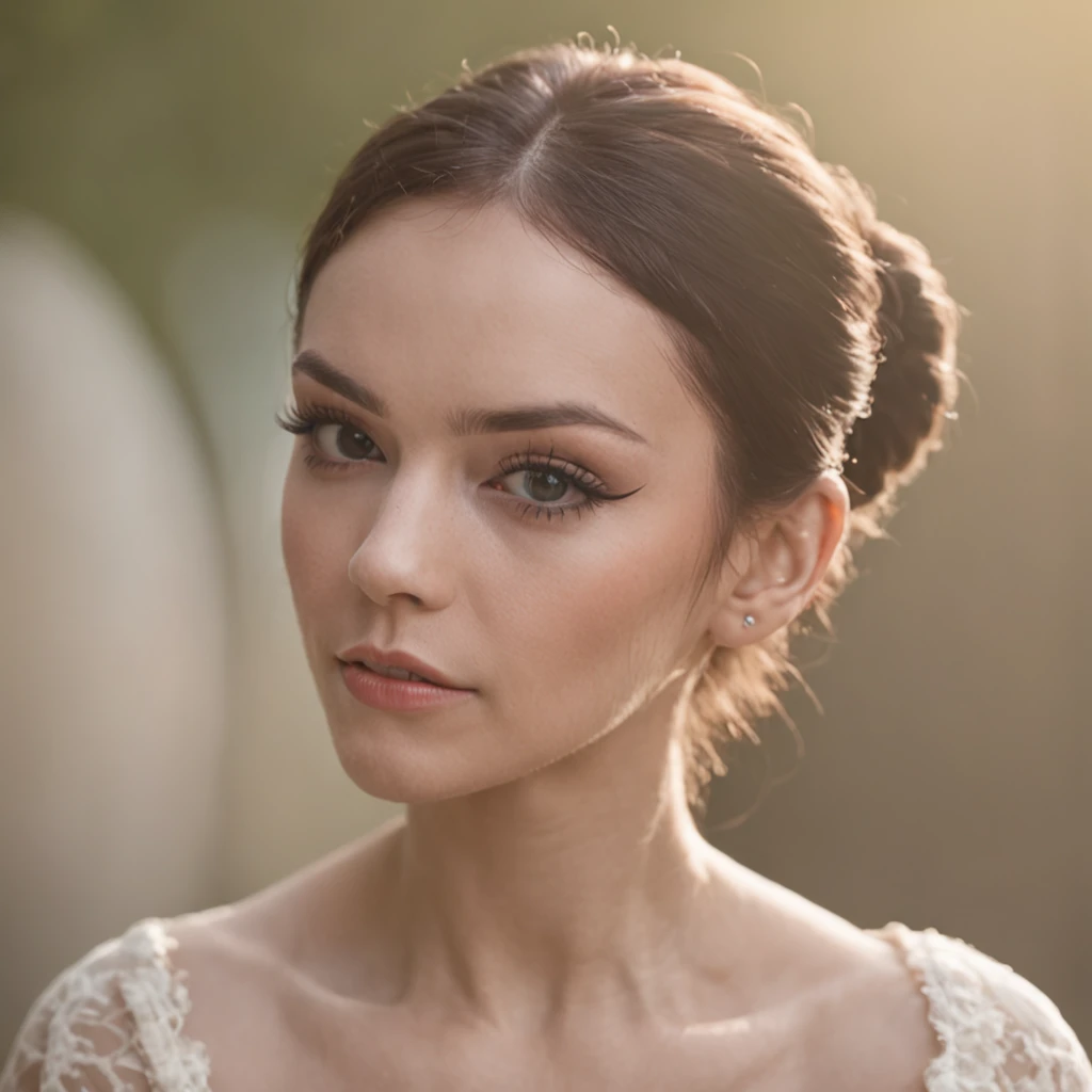master part, Superb Piece, dia, ao ar livre, Flores caindo, vestido branco, 1 girl, mulher perfeita, Mulher de cabelos longos prateada e branca, olhos azuis cinzentos, pale pink lips, frio, Serious, estrondo, Purple eyes, roupas brancas, Linhas de Roupas Pretas, rosto delicado, rosto requintado, Standing arch, Borlas, Knot of Happiness, sorrir
