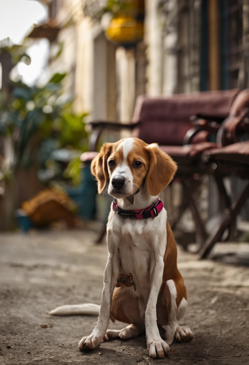 cachorro deitado em uma cadeira