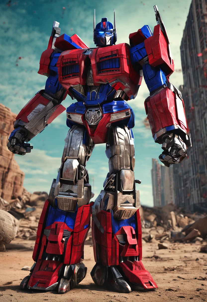 Optimus Prime,soccer ball,themoon