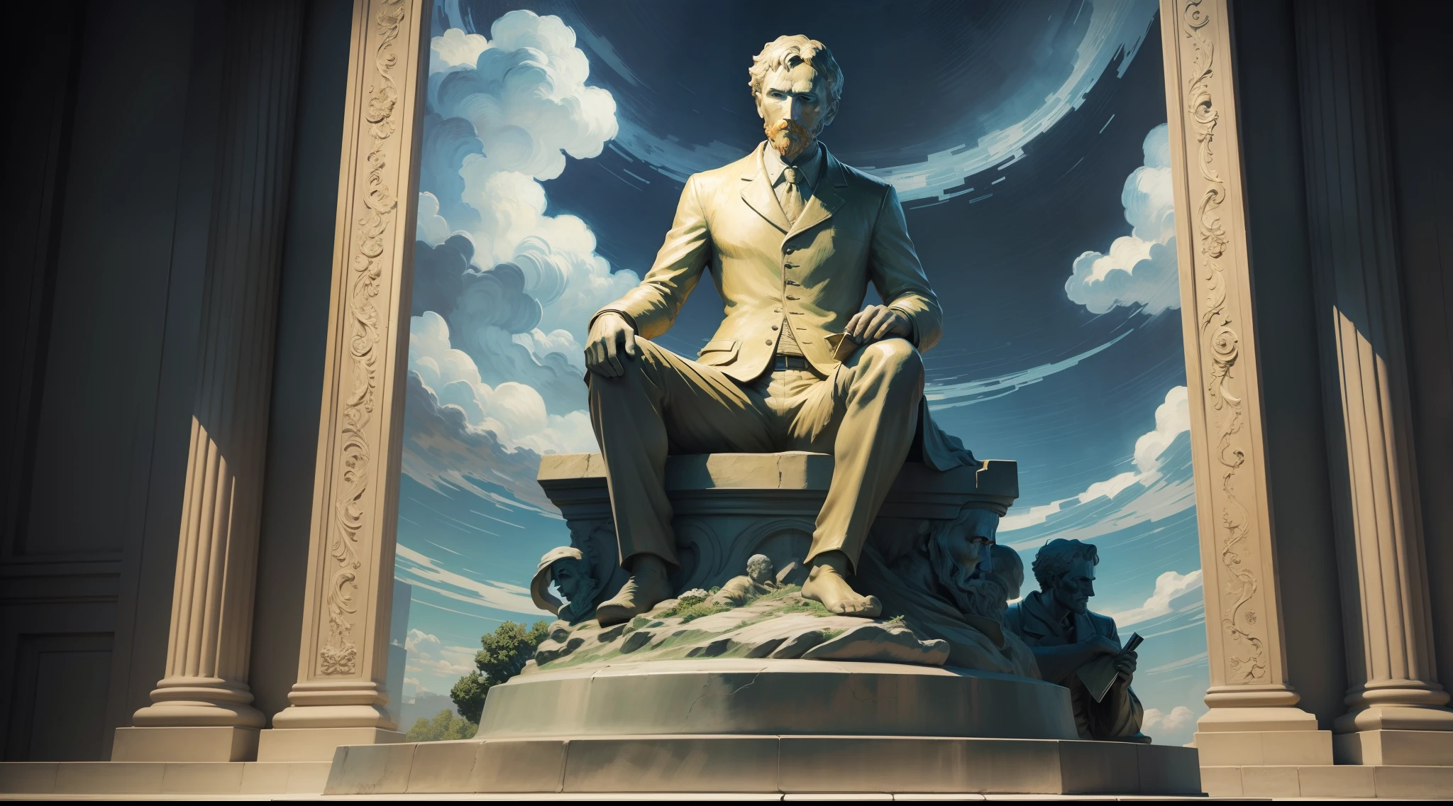 Statue of van gogh