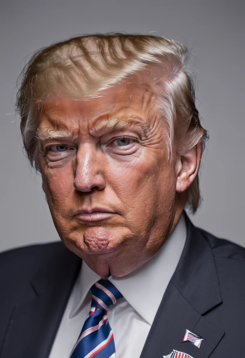 Donald Trump sucking his thumb