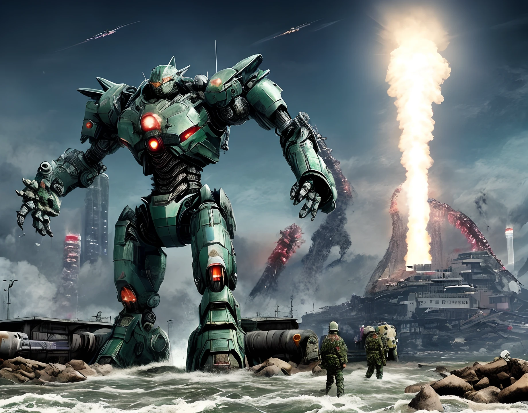 After Japan discharged nuclear sewage, the organisms in the Pacific Rim were mutated，World War III breaks out，Humanity faces nuclear extinction