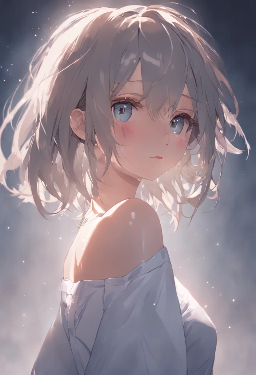 beautiful cute girl, (masterpiece:1.3), (8k, photorealistic, RAW photo, best quality: 1.4), Sharp focus: 1.2, A beautiful woman with perfect body: 1.4, Slim abdomen: 1.2, ((Layered haircut)), (((Huge breasts :1.8))), (no bra), (Small and beautiful hard nipple), (pubic hair), (Thin and damp button up to shirt length: 1.1), (a White extreme low rise mini skirt), Highly detailed face and skin texture,  Detailed eyes, Double eyelid, beautiful face, beautiful hairstyle, realistic eyes, beautiful detailed eyes, (realistic skin), attractive, ultra high res, ultra realistic, highly detailed, golden ratio, (detaled face:1.2), looking at viewer, smile, open white shirt, perfect slim figure, ((Kneeling in the department store and serving customers)),  ((from high angle shot)), ((put the mic on her chest)), ((she is wet)).