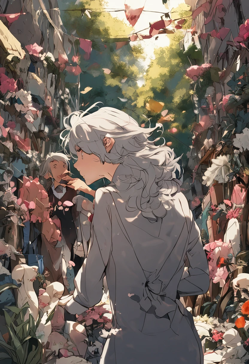 Gray-haired women,nakeness,enjoying,Sexual with multiple men