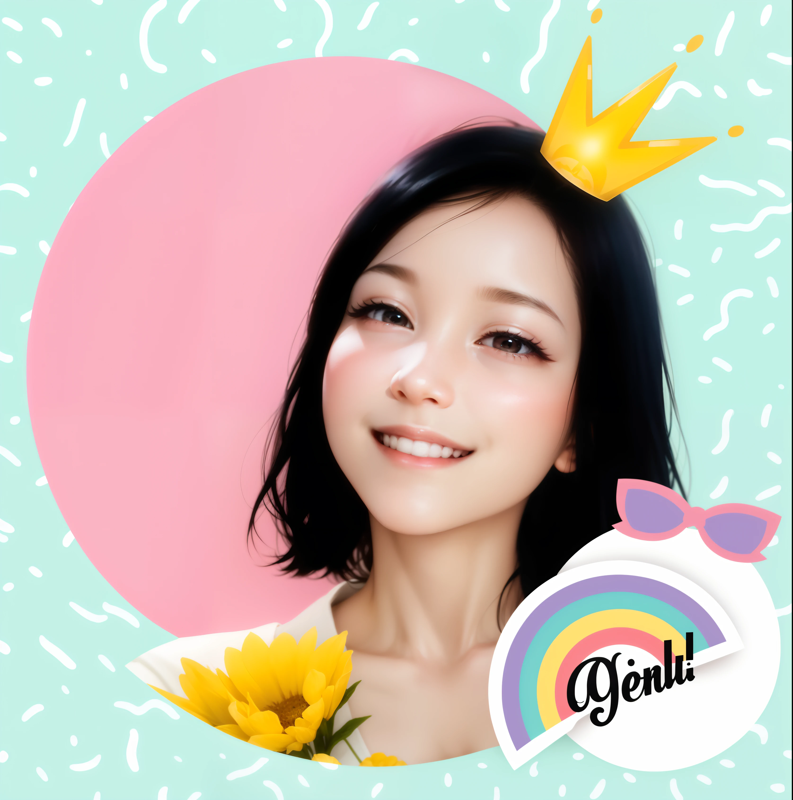 Beautiful Angel、Smile of blessing、tenderness、Birthday、joy、optic、Fantastical、Twinkle light、a smile、soothing、A meditative、blissful、Thanks、tenderness