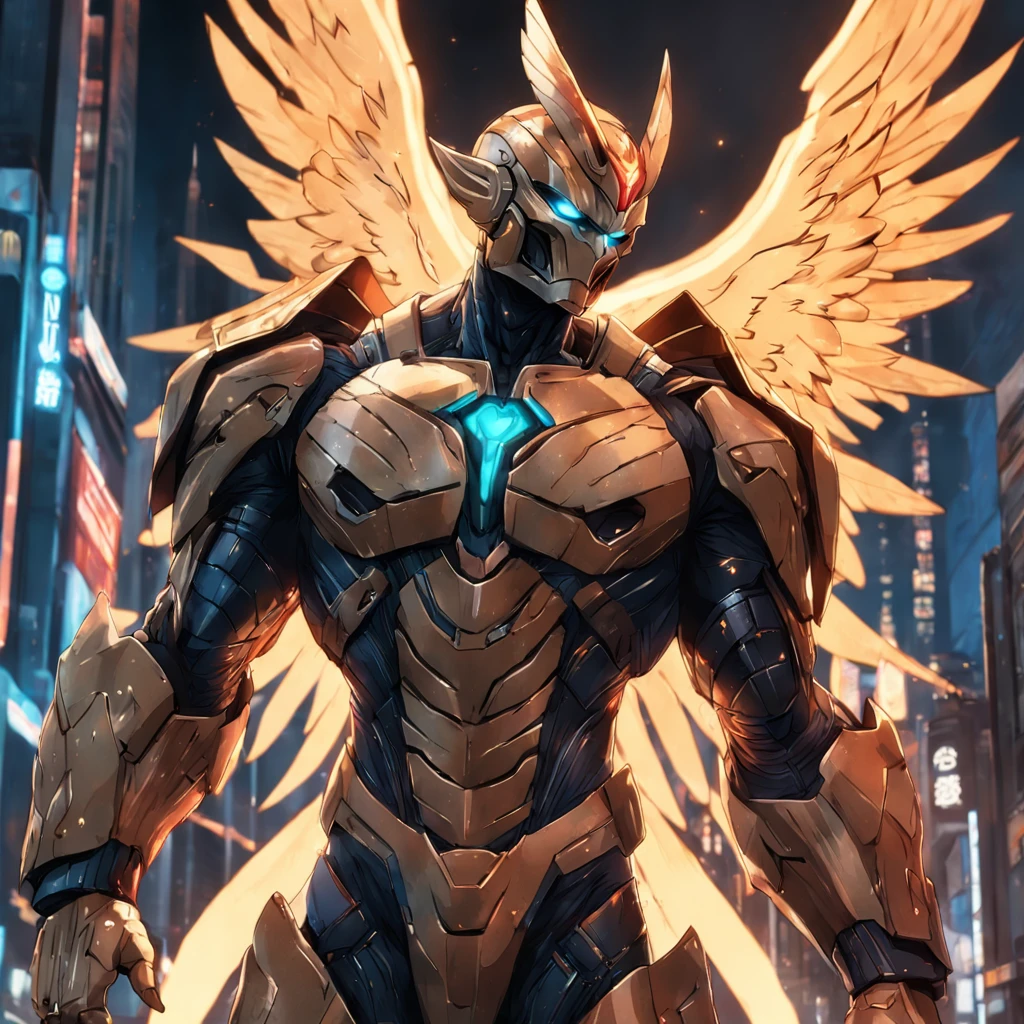 Realistic depiction of an advanced cybersuit, Hawkman от DC Comics