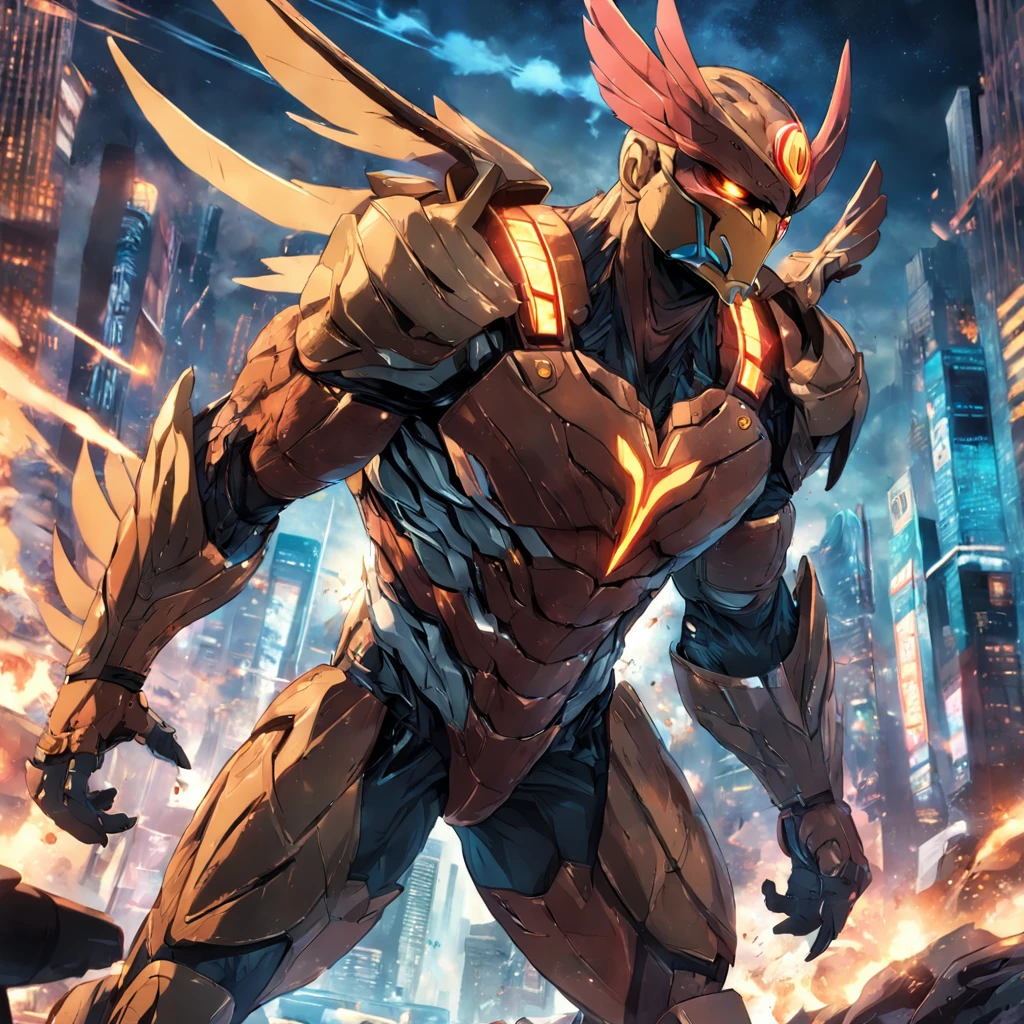 Realistic depiction of an advanced cybersuit, Hawkman от DC Comics