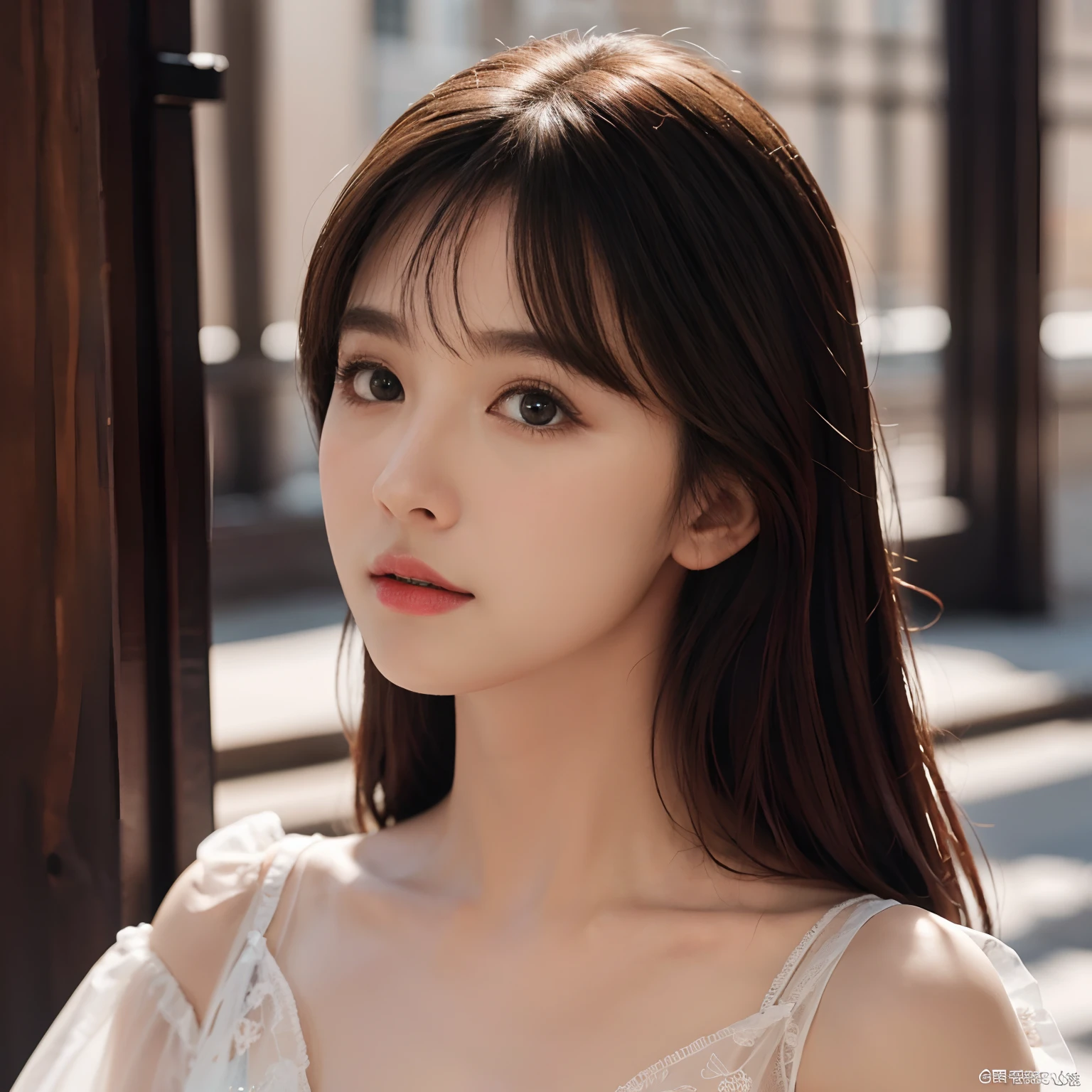 (high-quality detail: 1.2), Realistic, 8K  UHD, High definition, (1 girl: 1.2), Super detail, High quality texture, complexdetails, detail, VerydetailedCG, High quality shadows, Detail Beautiful delicate face, Detail Beautiful delicate eyes, Depth of field, ...